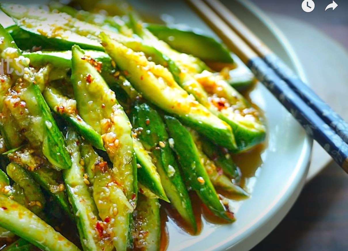 Chinese cucumber salad healing pond health centre